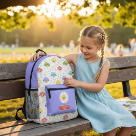 Mochila Impresa Nombre personalizado del Personalizado de los niño