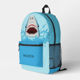 Mochila Impresa Nombre personalizado Guay Shark