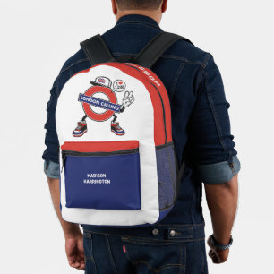 Mochila Impresa Nombre personalizado Llamada a Londres