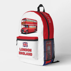 Mochila Impresa Nombre personalizado Londres Inglaterra