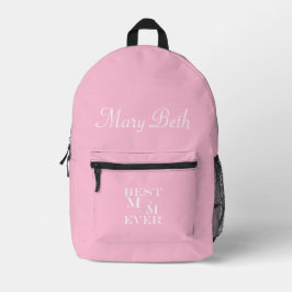 Mochila Impresa Nombre personalizado Mejor Mamá Que Nunca Típico R