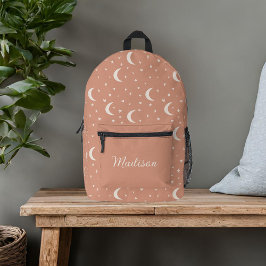 Mochila Impresa Nombre Personalizado Neutral Bohemiaco
