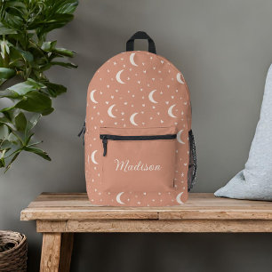 Mochila Impresa Nombre Personalizado Neutral Bohemiaco