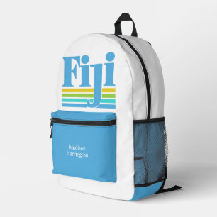 Mochila Impresa Nombre personalizado / Texto Fiji