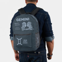Nombre personalizado / Texto Rótulo zodiaco Gemini