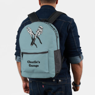 Mochila Impresa Nombre personalizado, texto y color TOOLS