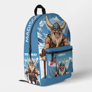 Mochila Impresa Nombre personalizado Troll noruego
