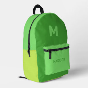 Mochila Impresa Nombre y monograma personalizados