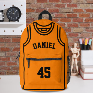 Mochila Impresa Nombre y número del jugador de baloncesto de Guay 