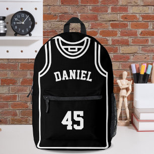 Mochila Impresa Nombre y número del jugador de baloncesto de Guay 