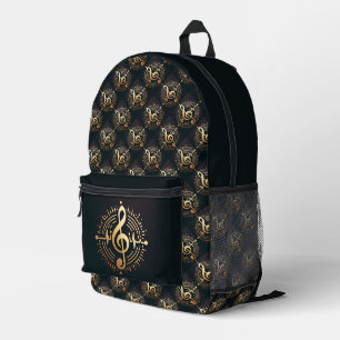 Mochila Impresa Notas musicales