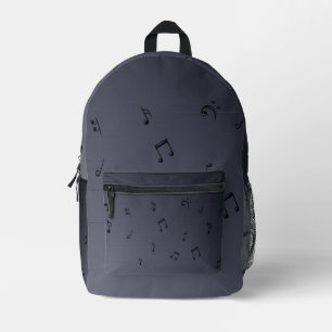 Mochila Impresa Notas musicales de Oscuro Ombre