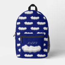 Nubes de cielo azul