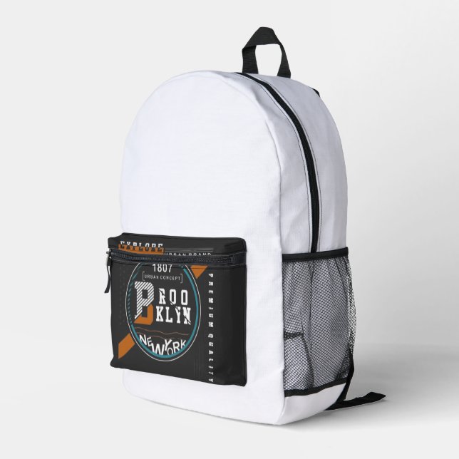 Mochila Impresa Nueva york de Brooklyn (Esquina derecha trasera )