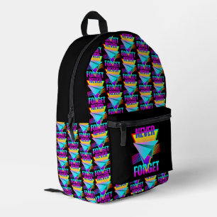 Mochila Impresa Nunca olvidar el avión de papel