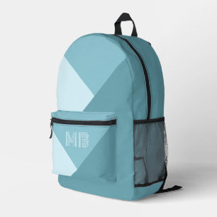 Mochila Impresa Océano marino verde Verde azulado Aqua
