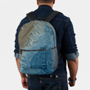 Mochila Impresa Ocean's Edge: Una pintura digital de la tranquilid