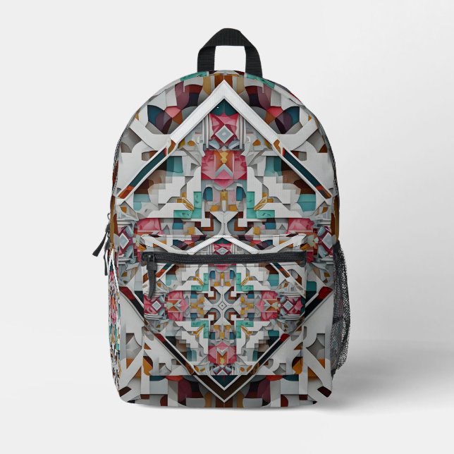 Mochila Impresa Octagon Diamond (Anverso)