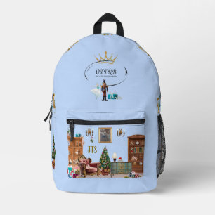 Mochila Impresa Ode al azul del ballet de nueces