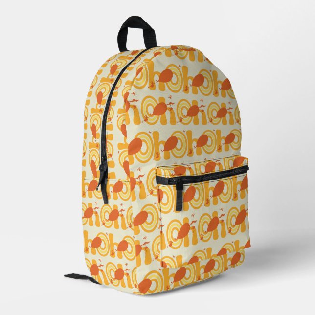 Mochila Impresa Oh, los lugares a los que irás | Patrón de texto n (Esquina izquierda trasera)