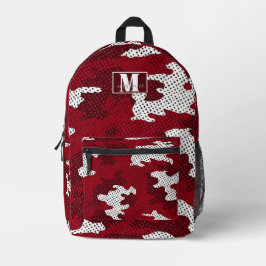 Mochila Impresa Oklahoma Crimson & Cream Bold Camo Printed