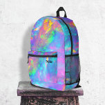 Mochila Impresa opal de fuego<br><div class="desc">mochila de fondo inspirada en opal</div>