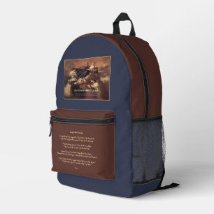 Mochila Impresa Oración de Nuestra Señora del Monte Carmelo