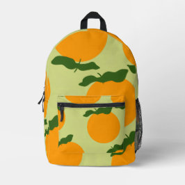 Mochila Impresa Orange pattern design