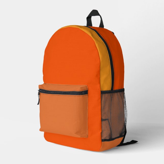 Mochila Impresa Orange Pumpkin Spice Backpack  (Esquina derecha trasera )