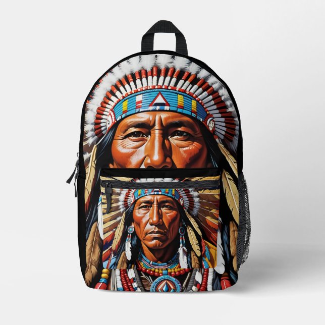 Mochila Impresa Orgullo Nativo  (Anverso)