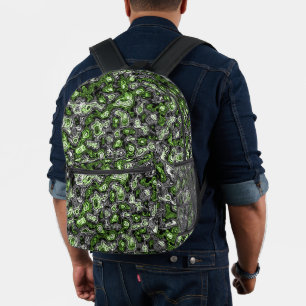 Mochila Impresa Orgulloso Groovy Trippy Grungy Funky Abstract Agén