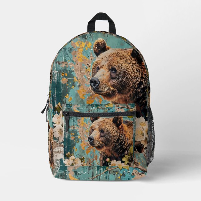 Mochila Impresa Oso (Anverso)