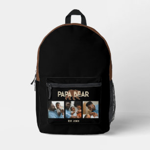 Mochila Impresa Oso Padre Año de Fundación 3 Foto