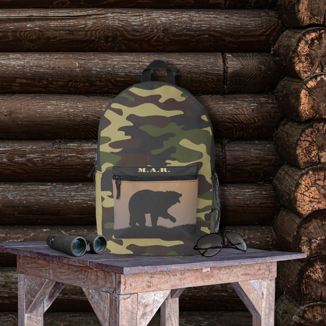 Mochila Impresa Oso y camo (Subido por el creador)