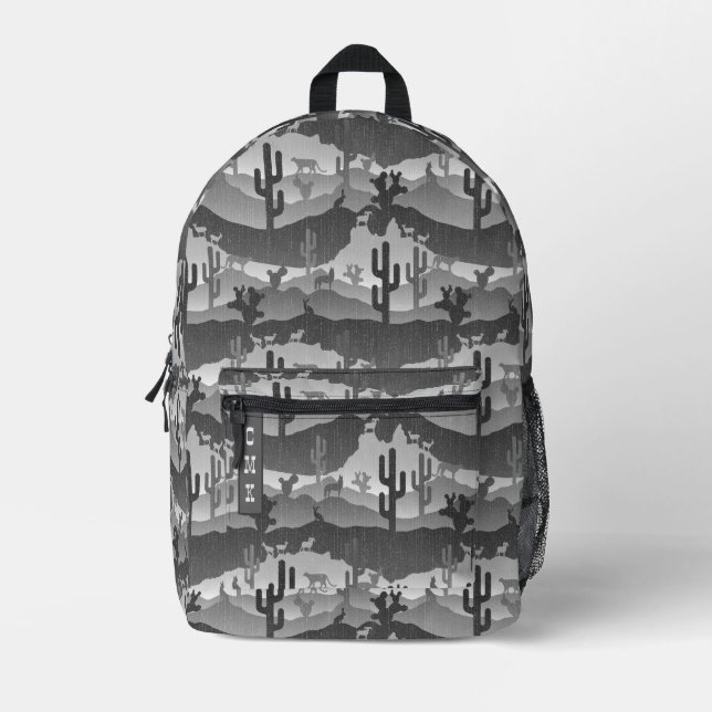 Mochila Impresa Paisaje del desierto del Suroeste (Anverso)