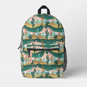 Mochila Impresa Paisaje del desierto del Suroeste