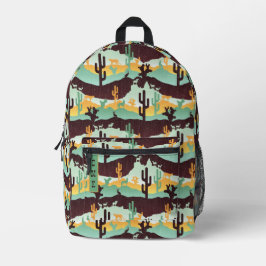 Mochila Impresa Paisaje del desierto del Suroeste