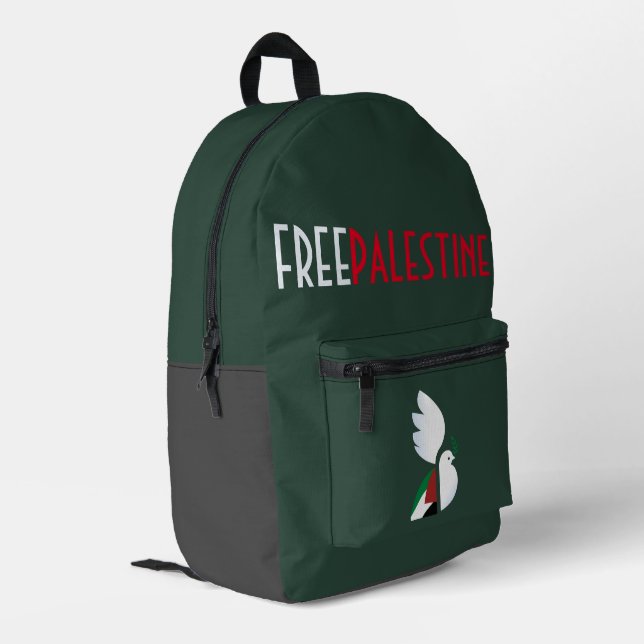 Mochila Impresa Palestina Libre (Esquina izquierda trasera)