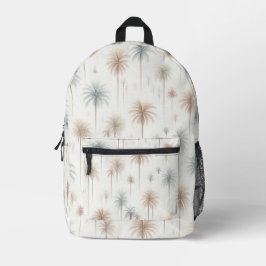 Mochila Impresa Palmeras de Fuegos Artificiales