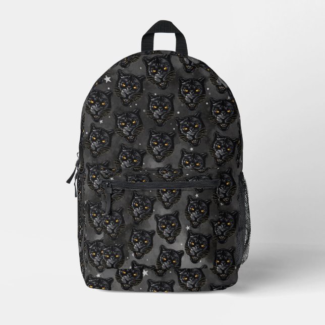 Mochila Impresa Pantera Negra (Anverso)