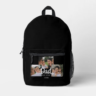 Mochila Impresa papá establecido escritura blanca 3 foto