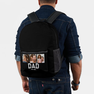 Mochila Impresa Papá Estableció Elegantes 3 Regalos de Fotos en Ne