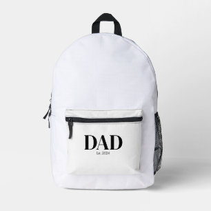 Mochila Impresa Papá moderno establecido