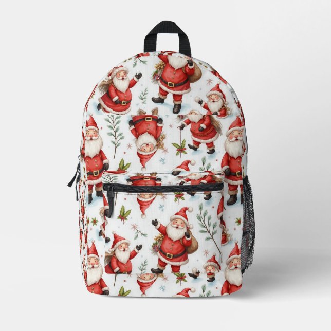Mochila Impresa Papá Noel 1 (Anverso)