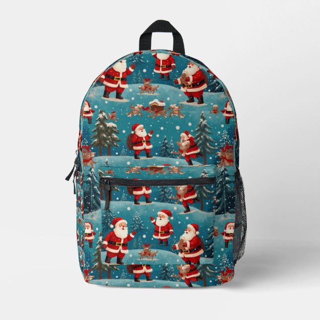 Mochila Impresa Papá Noel 2 (Anverso)