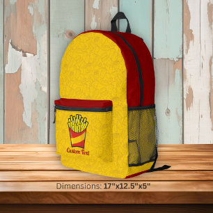 Mochila Impresa Papas fritas