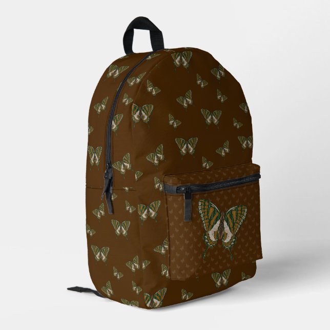 Mochila Impresa Papilio aborigen (Esquina izquierda trasera)