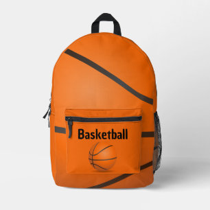 Mochila Impresa Paquete de respaldo de diseño de baloncesto