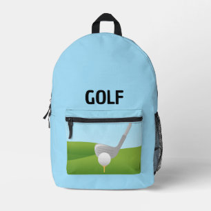 Mochila Impresa Paquete de respaldo de diseño de golf