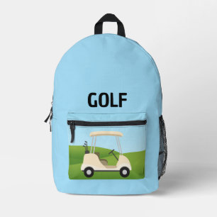 Mochila Impresa Paquete de respaldo de diseño de golf